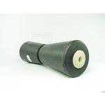 Gummirolle Kielrolle Form V Schwarzer Gummi, <p>bohrung: 16 Mm<p>länge: 290 Mm<p>durchmesser: 94/61 Mm